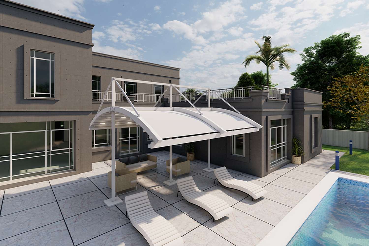 İzmir Tenteci - Biyoklimatik Pergola - İzmir & Ege Bölgesi