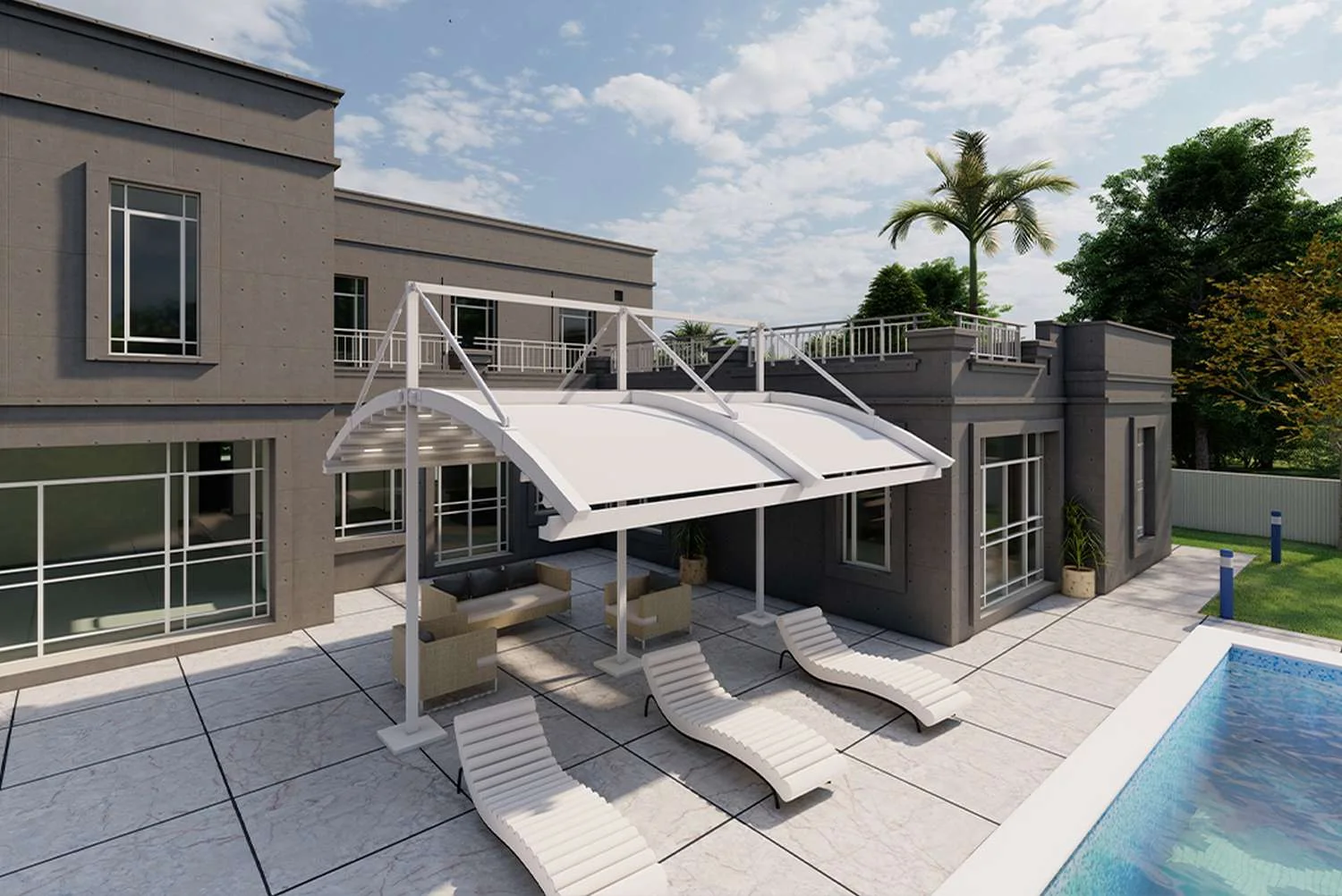 İzmir Tenteci - Biyoklimatik Pergola - İzmir & Ege Bölgesi