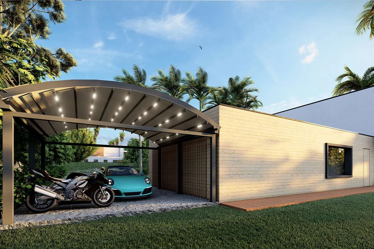 Radyal Pergola Projesi